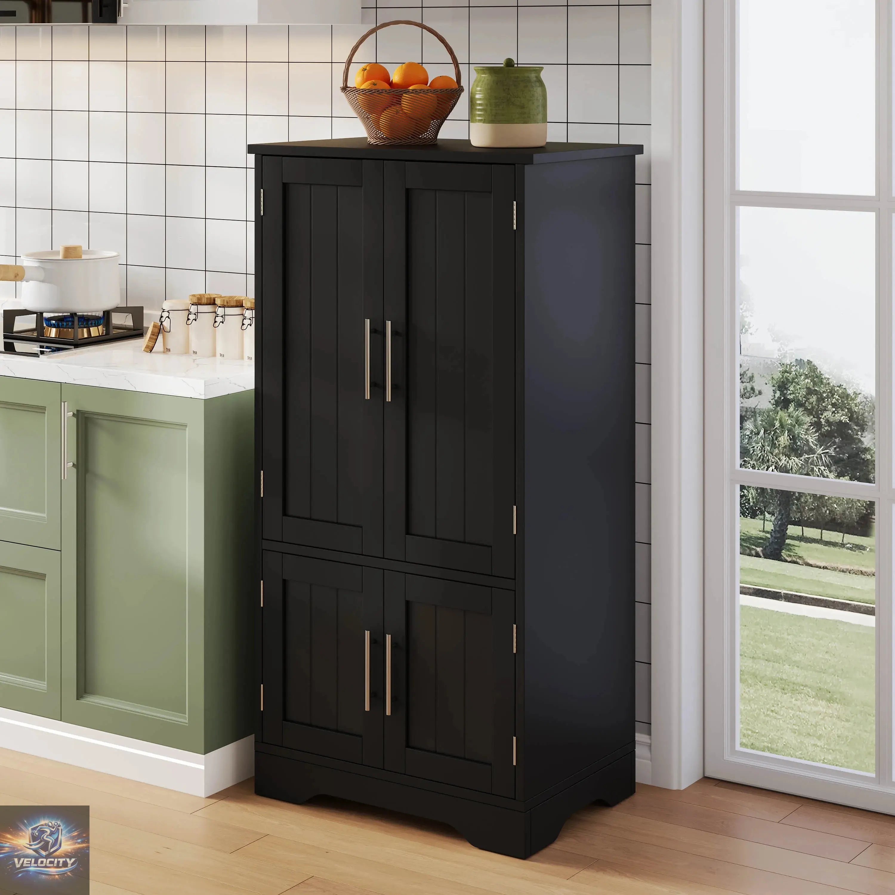 Garde-manger design avec rangements optimisés Maison Essentielle