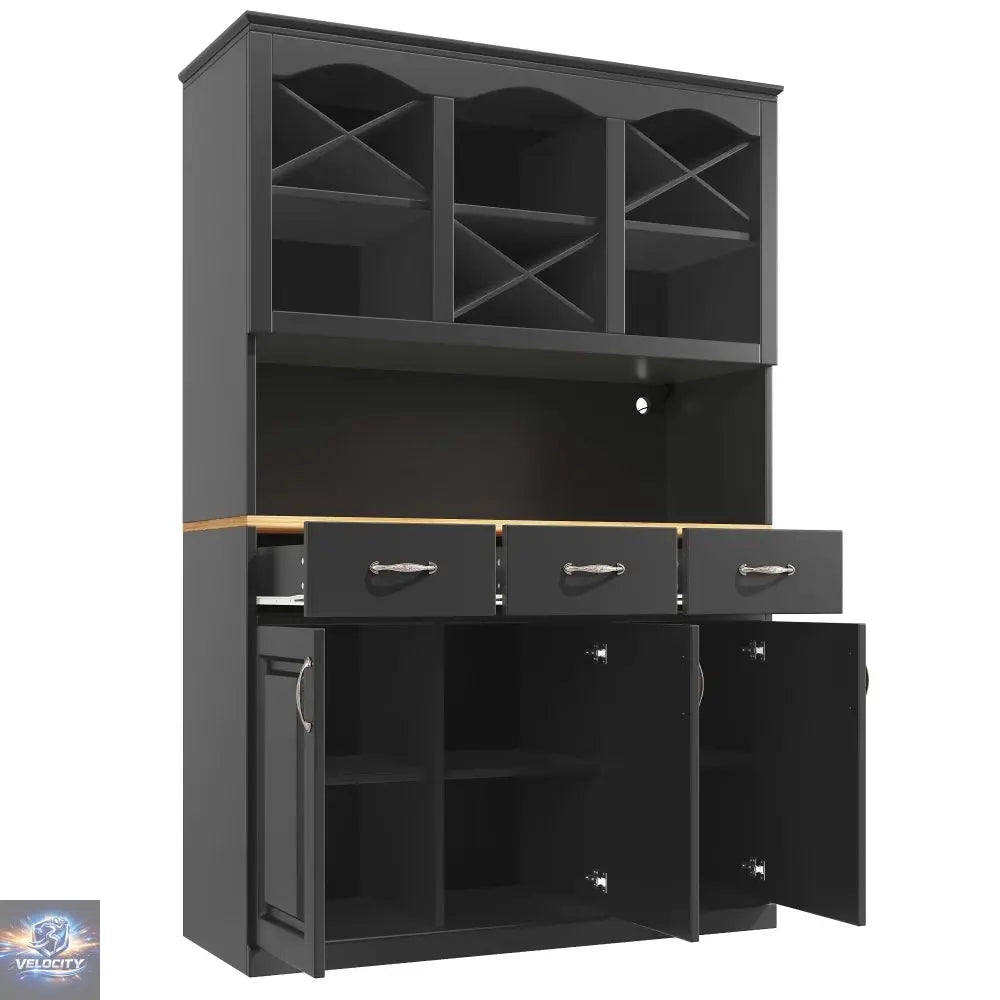 Buffet de cuisine signature avec éclairage LED intégré Maison Essentielle